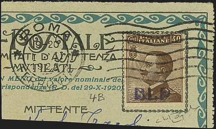 ITALIA REGNO Francobolli per buste e lettere postali - B.L.P.  - Catalogo Catalogo di vendita su offerte - Studio Filatelico Toselli