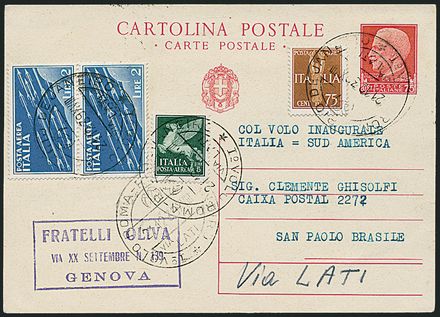 POSTA AEREA ITALIANA  (1939)  - Catalogo Cataloghi su offerta - Studio Filatelico Toselli