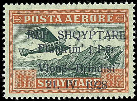 EUROPA - ALBANIA - Posta aerea  - Catalogo Catalogo di vendita su offerte - Studio Filatelico Toselli