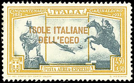 COLONIE ITALIANE - EGEO - Posta aerea  - Catalogo Catalogo di vendita su offerte - Studio Filatelico Toselli