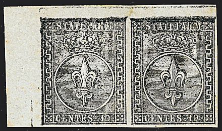 ANTICHI STATI ITALIANI - PARMA  (1852)  - Catalogo Catalogo di vendita su offerta - Studio Filatelico Toselli