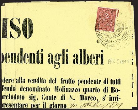 ITALIA REGNO  (1863)  - Catalogo Catalogo di vendita su offerta - Studio Filatelico Toselli