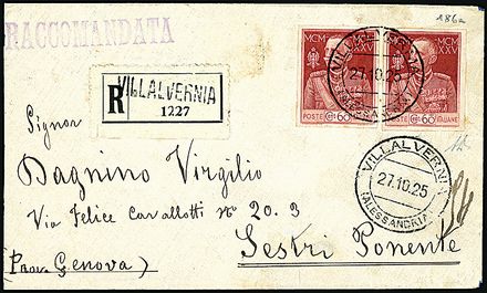 ITALIA REGNO  (1925)  - Catalogo Catalogo di vendita su offerta - Studio Filatelico Toselli