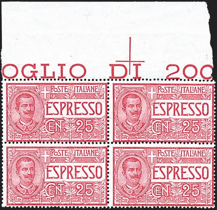 ITALIA REGNO Espressi  (1903)  - Catalogo Catalogo di vendita su offerta - Studio Filatelico Toselli