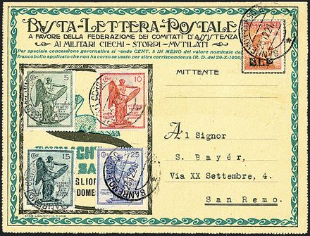 ITALIA REGNO B.L.P.  (1921)  - Catalogo Catalogo di vendita su offerta - Studio Filatelico Toselli