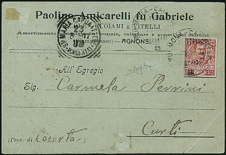 ITALIA REGNO Frodi postali  (1907)  - Catalogo Catalogo di vendita su offerta - Studio Filatelico Toselli