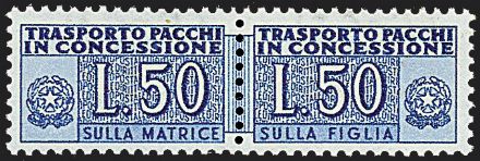 ITALIA REPUBBLICA Pacchi in concessione  (1953)  - Catalogo Catalogo di vendita su offerta - Studio Filatelico Toselli