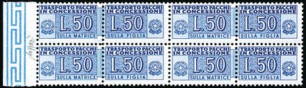 ITALIA REPUBBLICA Pacchi in concessione  (1953)  - Catalogo Catalogo di vendita su offerta - Studio Filatelico Toselli