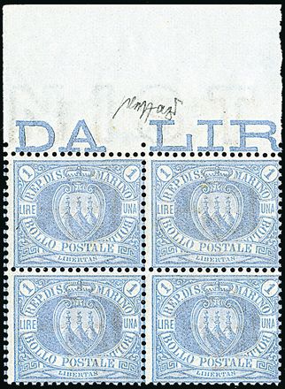 SAN MARINO  (1894)  - Catalogo Catalogo di vendita su offerta - Studio Filatelico Toselli