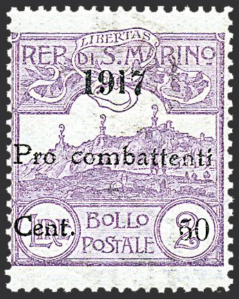 SAN MARINO  (1917)  - Catalogo Catalogo di vendita su offerta - Studio Filatelico Toselli