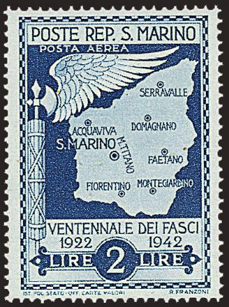 SAN MARINO Posta aerea  (1943)  - Catalogo Catalogo di vendita su offerta - Studio Filatelico Toselli