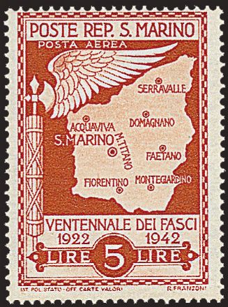 SAN MARINO Posta aerea  (1943)  - Catalogo Catalogo di vendita su offerta - Studio Filatelico Toselli