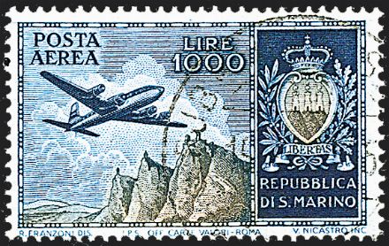 SAN MARINO Posta aerea  (1954)  - Catalogo Catalogo di vendita su offerta - Studio Filatelico Toselli