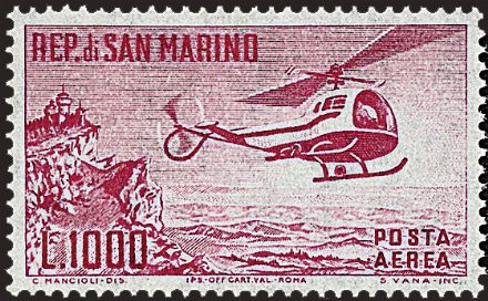 SAN MARINO Posta aerea  (1961)  - Catalogo Catalogo di vendita su offerta - Studio Filatelico Toselli