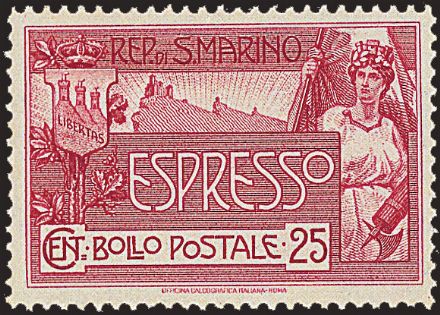 SAN MARINO Espressi  (1907)  - Catalogo Catalogo di vendita su offerta - Studio Filatelico Toselli