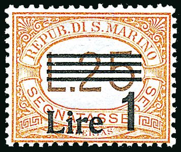 SAN MARINO Segnatasse  (1936)  - Catalogo Catalogo di vendita su offerta - Studio Filatelico Toselli