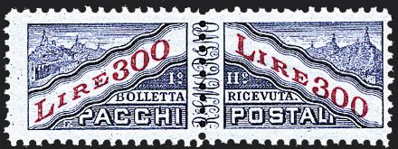 SAN MARINO Pacchi postali  (1953)  - Catalogo Catalogo di vendita su offerta - Studio Filatelico Toselli