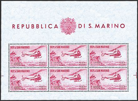 SAN MARINO Foglietti  (1961)  - Catalogo Catalogo di vendita su offerta - Studio Filatelico Toselli