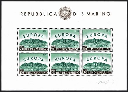 SAN MARINO Foglietti  (1961)  - Catalogo Catalogo di vendita su offerta - Studio Filatelico Toselli