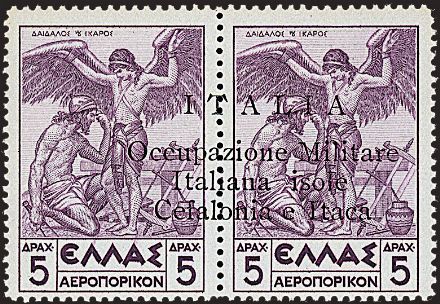 TERRE REDENTE ANNESSE OD OCCUPATE - CEFALONIA E ITACA - Emissione di Argostoli - Posta aerea  (1941)  - Catalogo Catalogo di vendita su offerta - Studio Filatelico Toselli