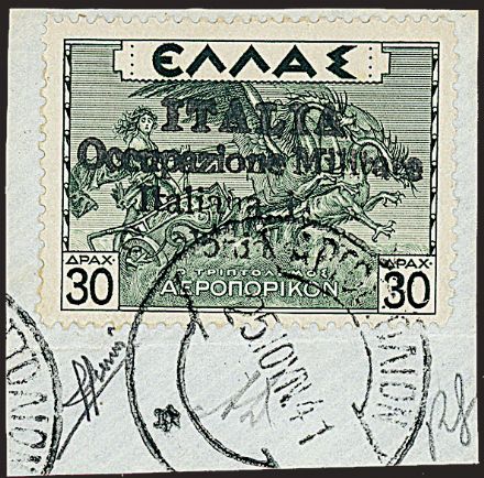 TERRE REDENTE ANNESSE OD OCCUPATE - CEFALONIA E ITACA - Emissione di Argostoli - Posta aerea  (1941)  - Catalogo Catalogo di vendita su offerta - Studio Filatelico Toselli