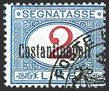 UFFICI POSTALI ALLESTERO - COSTANTINOPOLI - Segnatasse  (1922)  - Catalogo Catalogo di vendita su offerta - Studio Filatelico Toselli