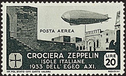 COLONIE ITALIANE - EGEO - Posta aerea  (1933)  - Catalogo Catalogo di vendita su offerta - Studio Filatelico Toselli