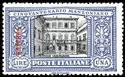 COLONIE ITALIANE - ERITREA  (1924)  - Catalogo Catalogo di vendita su offerta - Studio Filatelico Toselli