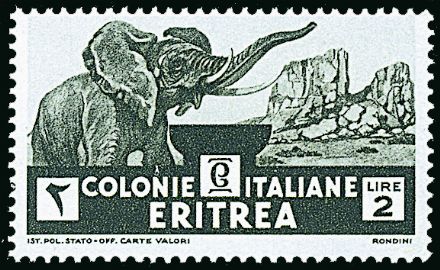 COLONIE ITALIANE - ERITREA  (1933)  - Catalogo Catalogo di vendita su offerta - Studio Filatelico Toselli