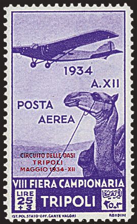 COLONIE ITALIANE - TRIPOLITANIA - Posta aerea  (1934)  - Catalogo Catalogo di vendita su offerta - Studio Filatelico Toselli