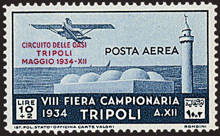 COLONIE ITALIANE - TRIPOLITANIA - Posta aerea  (1934)  - Catalogo Catalogo di vendita su offerta - Studio Filatelico Toselli