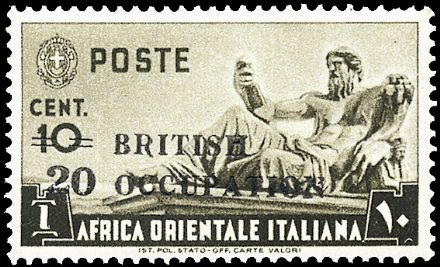 OCCUPAZIONI STRANIERE DELLE COLONIE - AFRICA ORIENTALE - Occupazione Britannica  (1941)  - Catalogo Catalogo di vendita su offerta - Studio Filatelico Toselli