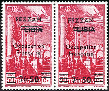 OCCUPAZIONI STRANIERE DELLE COLONIE - FEZZAN - Occupazione Francese - Posta aerea  (1943)  - Catalogo Catalogo di vendita su offerta - Studio Filatelico Toselli