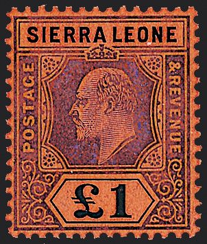 OLTREMARE - SIERRA LEONE  (1907)  - Catalogo Catalogo di vendita su offerta - Studio Filatelico Toselli