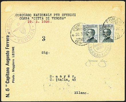 POSTA AEREA ITALIANA  (1926)  - Catalogo Catalogo di vendita su offerta - Studio Filatelico Toselli