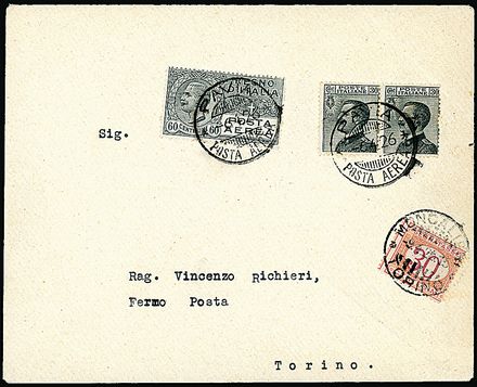 POSTA AEREA ITALIANA  (1926)  - Catalogo Catalogo di vendita su offerta - Studio Filatelico Toselli