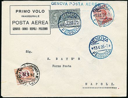 POSTA AEREA ITALIANA  (1926)  - Catalogo Catalogo di vendita su offerta - Studio Filatelico Toselli