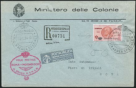 POSTA AEREA ITALIANA  (1934)  - Catalogo Catalogo di vendita su offerta - Studio Filatelico Toselli