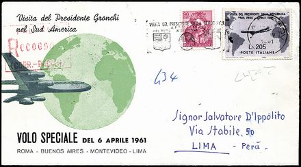 POSTA AEREA ITALIANA  (1961)  - Catalogo Catalogo di vendita su offerta - Studio Filatelico Toselli