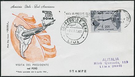 POSTA AEREA ITALIANA  (1961)  - Catalogo Catalogo di vendita su offerta - Studio Filatelico Toselli