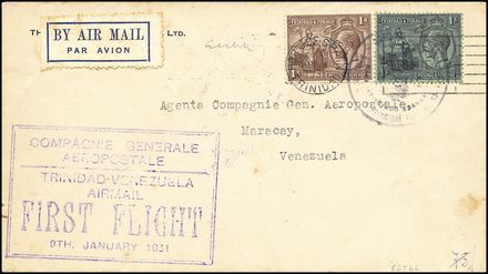 POSTA AEREA ESTERA - TRINIDAD & TOBAGO  (1931)  - Catalogo Catalogo di vendita su offerta - Studio Filatelico Toselli