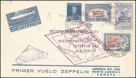 AEROGRAMMI ZEPPELIN - ARGENTINA  (1930)  - Catalogo Catalogo di vendita su offerta - Studio Filatelico Toselli