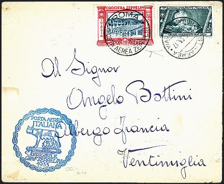 AEROGRAMMI ZEPPELIN - ITALIA  (1933)  - Catalogo Catalogo di vendita su offerta - Studio Filatelico Toselli