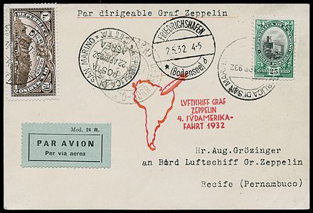 AEROGRAMMI ZEPPELIN - SAN MARINO  (1932)  - Catalogo Catalogo di vendita su offerta - Studio Filatelico Toselli