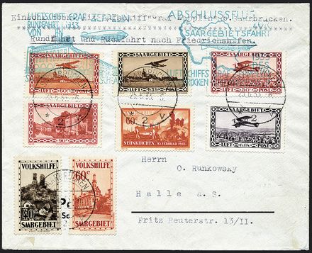 AEROGRAMMI ZEPPELIN - SAN MARINO  (1933)  - Catalogo Catalogo di vendita su offerta - Studio Filatelico Toselli