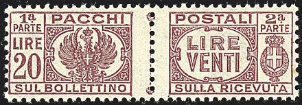 LUOGOTENENZA Pacchi postali  - Catalogo Catalogo di vendita su offerte - Studio Filatelico Toselli