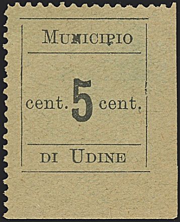 OCCUPAZIONI ITALIANE - MUNICIPIO DI UDINE  - Catalogo Catalogo di Vendita su offerta - Studio Filatelico Toselli