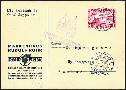 ZEPPELIN - GERMANIA  - Catalogo Catalogo di vendita su offerte - Studio Filatelico Toselli