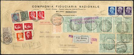 ITALIA REGNO Posta aerea  - Catalogo Catalogo di vendita su offerte - Studio Filatelico Toselli