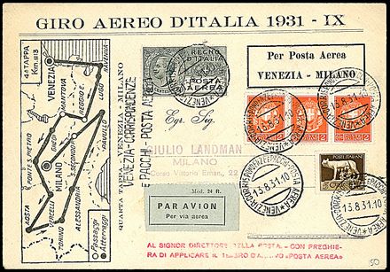 POSTA AEREA  - Catalogo Catalogo di vendita su offerte - Studio Filatelico Toselli